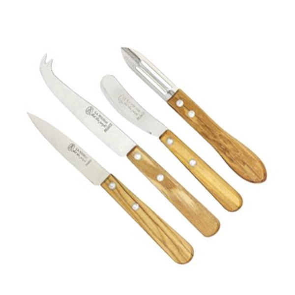 Coffret Couteau Cuisine | Pack De 4 Couteaux De Cuisine Manche Bois D Olivier Coffret Couteau Cuisine | Pack De 4 Couteaux De Cuisine Manche Bois D Olivier