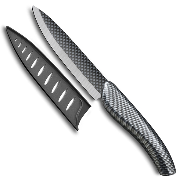 Couteau de cuisine lame céramique 13 cm, "Cheker"