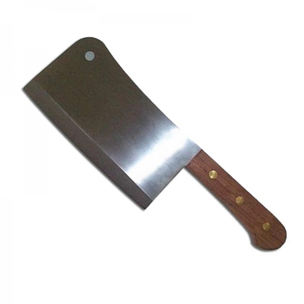 Couperet en inox, couteau feuille à lame droite, couteau de découpe