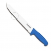 Couteau poisson micro denté bleu 42 cm