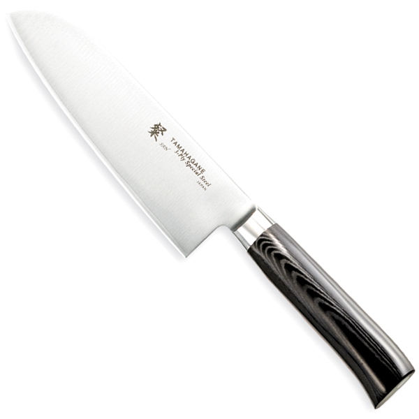 Couteau japonais santoku Tamahagane