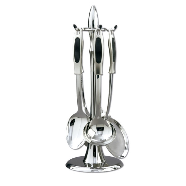 Porte-ustensiles En Céramique Noir - 16,3 Cm - Support élégant Pour Plan De Travail Ou Décoration