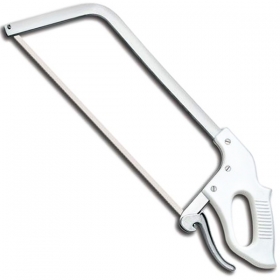 Scie de boucher professionnelle américaine, démontable inox 63 cm