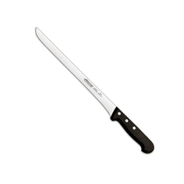 Couteau à jambon professionnel lame alvéolée 28 cm