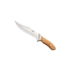 Couteau de chasse lame 19cm, manche 11cm en bois d'Olivier