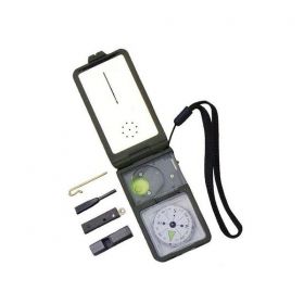 Boussole de survie avec 7 accessoires