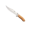 Couteau de chasse lame 19cm, manche 11cm en bois d'Olivier