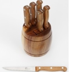 Couteaux de cuisine 17 pièces support en bois Pradel excellence