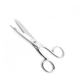 Ciseaux de gaucher chromé 13cm