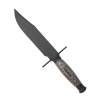 Couteau de chasse tarzan lame et manche noir
