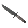 Couteau de chasse tarzan lame et manche noir