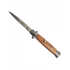 Couteau automatique 23 cm manche en bois d'Olivier