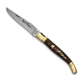 Couteau Laguiole Bougna de poche manche en bois de palissandre