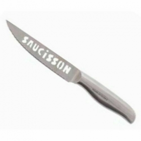 Couteau à saucisson tout acier inoxydable