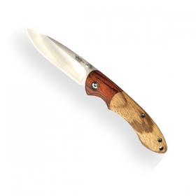 Couteau de poche JKR manche bois 2 tons