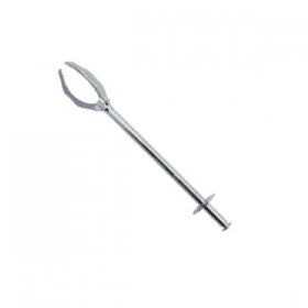 Pince à glaçon chromée décor filets