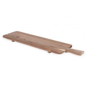 Maxi planche apéritive en bois d'acacia 75 x 20 cm