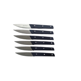 Lot de 6 couteaux de table lame lisse Qualité Française