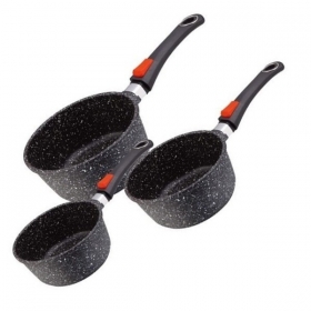 Série de 3 casseroles en fonte d'alu qualité Kamberg