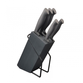 Bloc couteaux cuisine 5 pièces manches soft