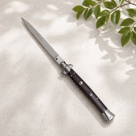 Couteau automatique 28 cm manche bois