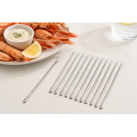 Curette à Crustacés tout inox lot de 12 - Qualté France