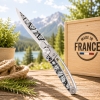 Couteau pliant K2 Elegance tout métal décor papillon Qualité France