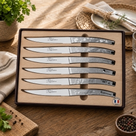 Coffret 6 Couteaux Le Thiers® Natura – Fabrication Française