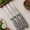 Couteaux Steak Effet Granite – Lot de 3 | Qualité Française