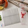 Curettes à Homard et Crustacés, lot de 12 tout inox