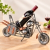 Porte bouteille métal décor moto