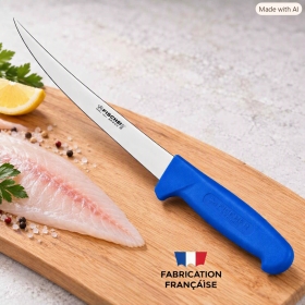 Couteau filet de poisson bleu 19 cm
