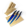 Couteaux de cuisine, planche bambou