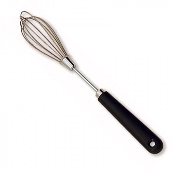 Fouet de cuisine professionnel en inox manche antidérapant - 35 cm