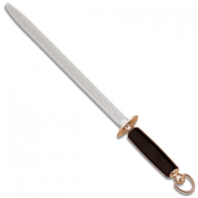 Fusil à aiguiser mèche ovale 30 cm manche bois pressé