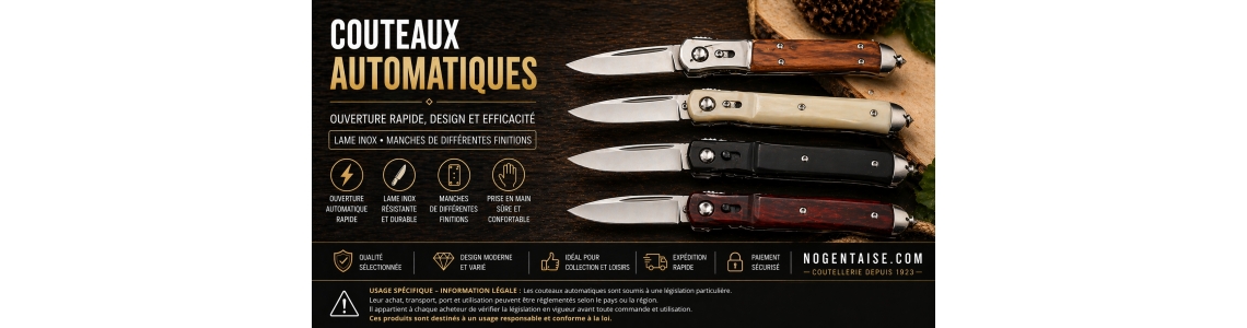 Couteaux automatiques